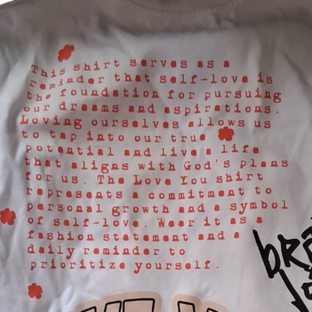 Brain Love” Graphic T-Shirt – Size Medium M·New without tags - Picture 3 of 3
